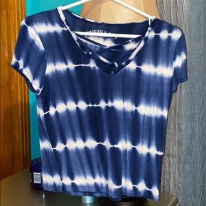 Aeropostale V Neck Tee with crosses